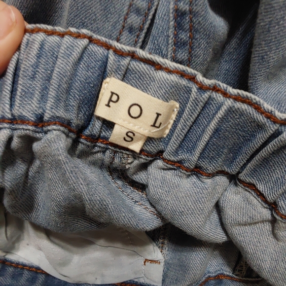 POL New Blue Denim Cargo Pants - Picture 6 of 7